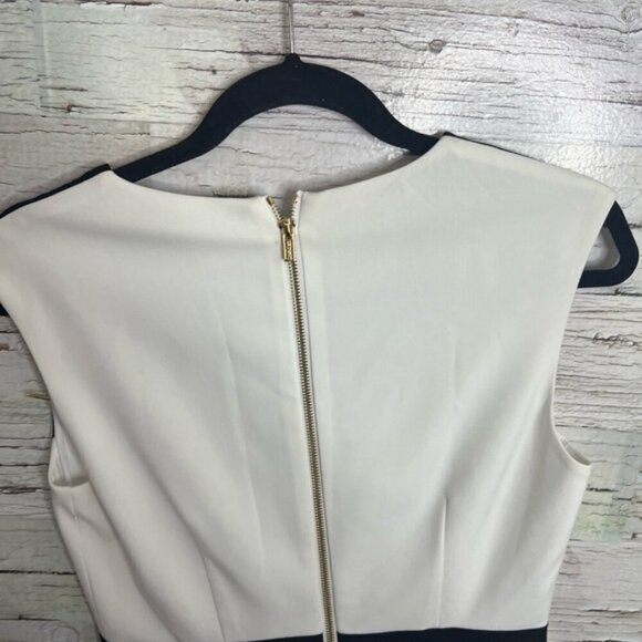 Calvin Klein  black white career dress size 6 - Picture 5 of 7
